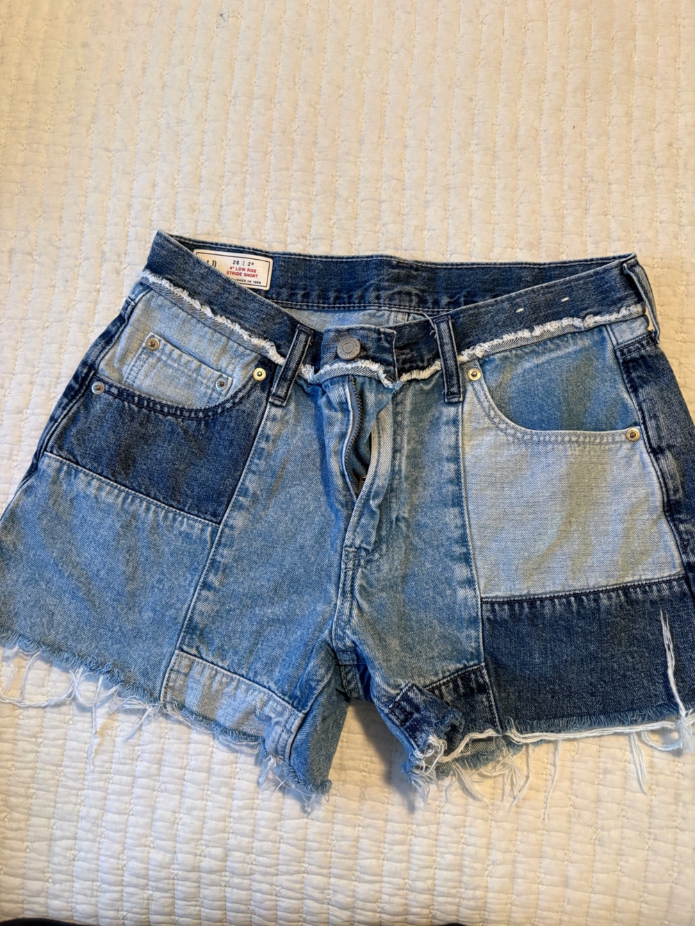 Gap Patchwork Denim Shorts